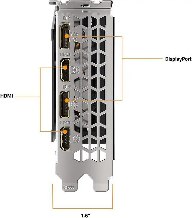 Alt view image 6 of 10 - GIGABYTE Eagle GeForce RTX 3070 8GB GDDR6 PCI Express 4.0 ATX Video Card GV-N3070EAGLE-8GD (rev. 2.0) (LHR)
