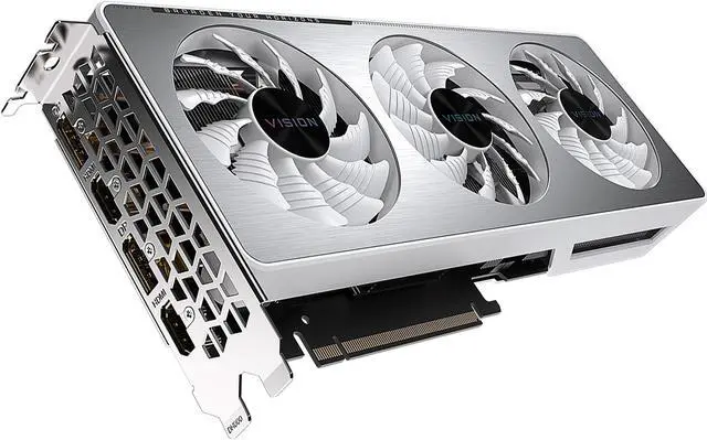 Alt view image 5 of 11 - GIGABYTE Vision OC GeForce RTX 3060 Ti 8GB GDDR6 PCI Express 4.0 ATX Video Card GV-N306TVISION OC-8GD (rev. 2.0) (LHR)