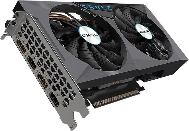 Alt view image 4 of 10 - GIGABYTE Eagle GeForce RTX 3060 Ti 8GB GDDR6 PCI Express 4.0 ATX Video Card GV-N306TEAGLE-8GD (rev. 2.0) (LHR)