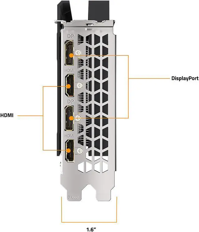 Alt view image 6 of 10 - GIGABYTE Eagle GeForce RTX 3060 Ti 8GB GDDR6 PCI Express 4.0 ATX Video Card GV-N306TEAGLE-8GD (rev. 2.0) (LHR)