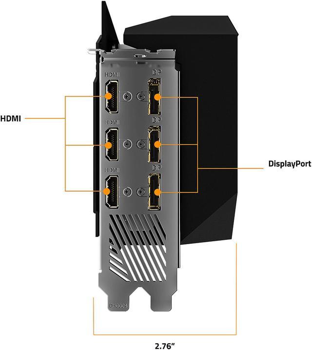 Alt view image 7 of 11 - GIGABYTE AORUS GeForce RTX 3080 XTREME 10GB GDDR6X PCI Express 4.0 ATX Video Card GV-N3080AORUS X-10GD (rev. 2.0) (LHR)