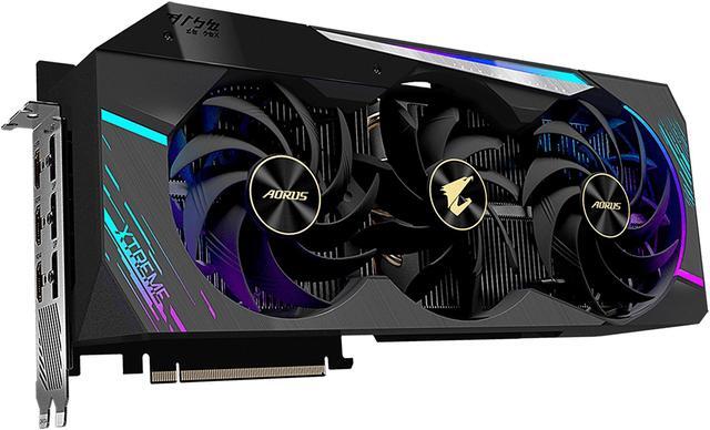 Alt view image 3 of 11 - GIGABYTE AORUS GeForce RTX 3080 XTREME 10GB GDDR6X PCI Express 4.0 ATX Video Card GV-N3080AORUS X-10GD (rev. 2.0) (LHR)