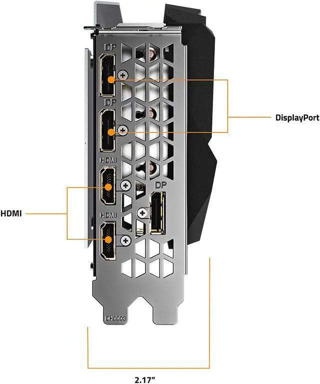 Alt view image 7 of 11 - GIGABYTE Gaming OC GeForce RTX 3080 10GB GDDR6X PCI Express 4.0 ATX Video Card GV-N3080GAMING OC-10GD (rev. 2.0) (LHR)