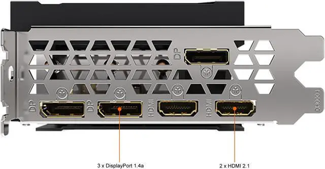Alt view image 6 of 8 - GIGABYTE Eagle GeForce RTX 3080 10GB GDDR6X PCI Express 4.0 ATX Video Card GV-N3080EAGLE-10GD (rev. 2.0) (LHR)