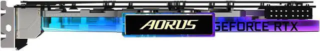 Alt view image 9 of 11 - GIGABYTE AORUS GeForce RTX 3080 Ti 12GB GDDR6X PCI Express 4.0 ATX Graphics Card GV-N308TAORUSX WB-12GD