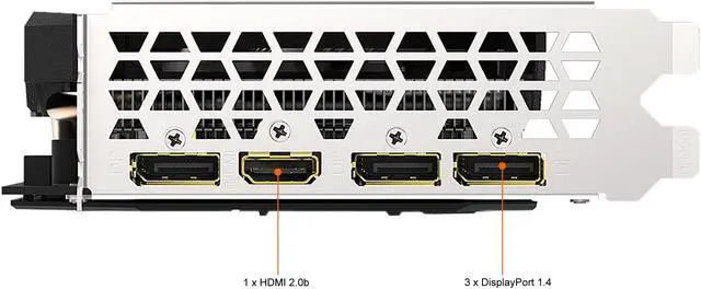 Alt view image 4 of 9 - GIGABYTE GeForce GTX 1660 SUPER 6GB GDDR6 PCI Express 3.0 x16 ATX Graphics Card GV-N166SD6-6GD