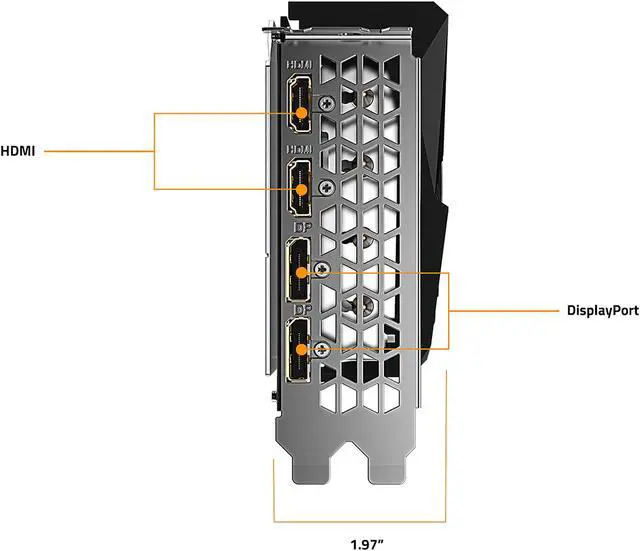 Alt view image 6 of 9 - GIGABYTE Radeon RX 6600 XT GAMING OC PRO 8G Graphics Card, WINDFORCE 3X Cooling System, 8GB 128-bit GDDR6, GV-R66XTGAMINGOC PRO-8GD Video Card
