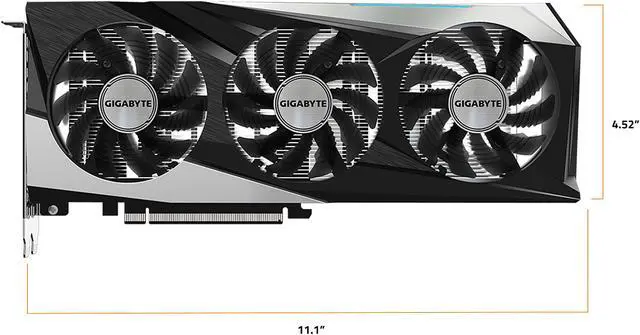 Alt view image 2 of 10 - GIGABYTE Radeon RX 6600 XT GAMING OC 8G Graphics Card, WINDFORCE 3X Cooling System, 8GB 128-bit GDDR6, GV-R66XTGAMING OC-8GD Video Card