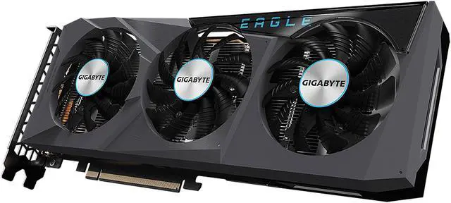 Alt view image 6 of 8 - GIGABYTE Radeon RX 6600 XT EAGLE 8G Graphics Card, WINDFORCE 3X Cooling System, 8GB 128-bit GDDR6, GV-R66XTEAGLE-8GD Video Card