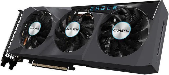 Alt view image 5 of 11 - GIGABYTE Radeon RX 6600 EAGLE 8G Graphics Card, WINDFORCE 3X Cooling System, 8GB 128-bit GDDR6, GV-R66EAGLE-8GD Video Card