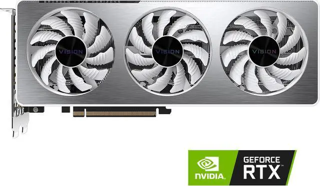 Main image of GIGABYTE Vision GeForce RTX 3060 12GB GDDR6 PCI Express 4.0 ATX Graphics Card GV-N3060VISION OC-12GD