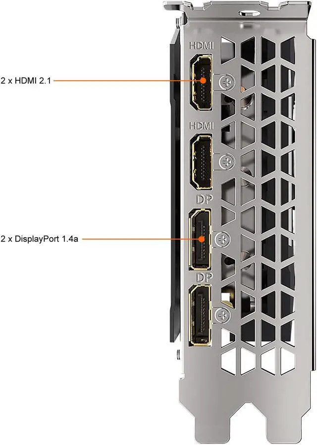 Alt view image 6 of 10 - GIGABYTE Radeon RX 6700 XT EAGLE OC 12G Graphics Card, WINDFORCE 3X Cooling System, 12GB 192-bit GDDR6, GV-R67XTEAGLE OC-12GD Video Card