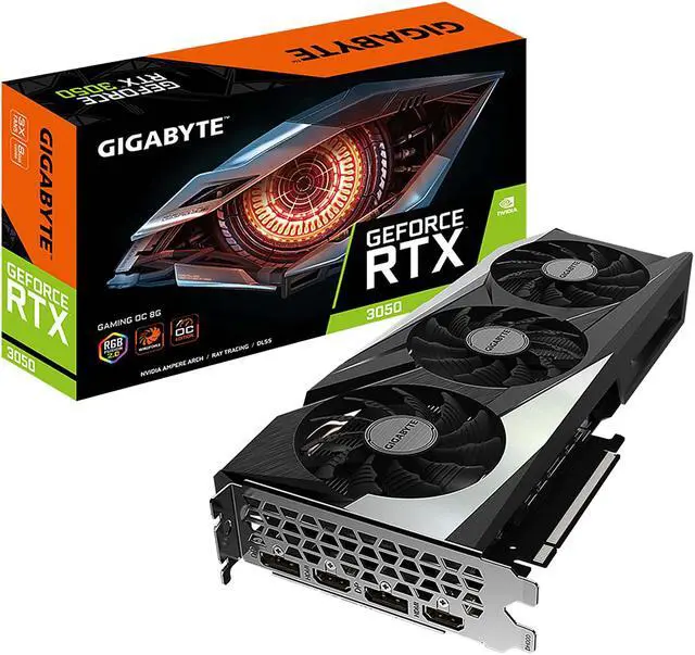 Alt view image 11 of 11 - GIGABYTE GeForce RTX 3050 GAMING OC 8G Graphics Card, 3x WINDFORCE Fans, 8GB GDDR6 128-bit GDDR6, GV-N3050GAMING OC-8GD Video Card