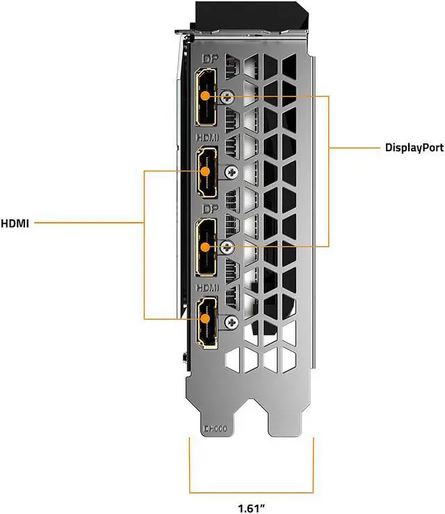 Alt view image 7 of 11 - GIGABYTE GeForce RTX 3050 GAMING OC 8G Graphics Card, 3x WINDFORCE Fans, 8GB GDDR6 128-bit GDDR6, GV-N3050GAMING OC-8GD Video Card