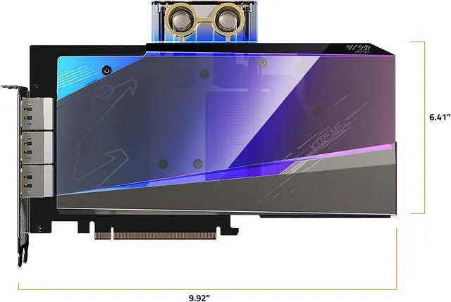 Alt view image 2 of 11 - GIGABYTE AORUS GeForce RTX 3080 12GB GDDR6X PCI Express 4.0 ATX Graphics Card GV-N3080AORUSX WB-12GD