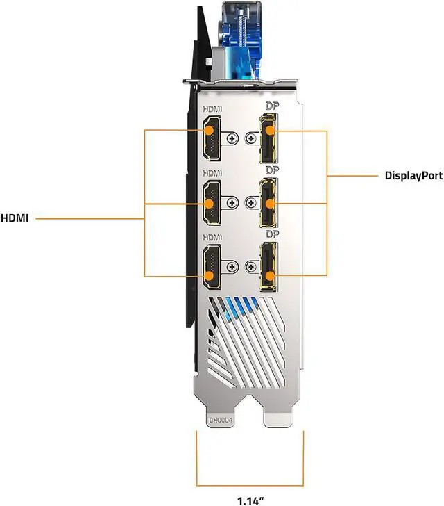 Alt view image 7 of 11 - GIGABYTE AORUS GeForce RTX 3080 12GB GDDR6X PCI Express 4.0 ATX Graphics Card GV-N3080AORUSX WB-12GD