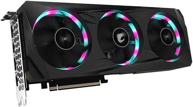 Alt view image 6 of 12 - GIGABYTE AORUS GeForce RTX 3050 ELITE 8G Graphics Card, 3x WINDFORCE Fans, 8GB 128-bit GDDR6, GV-N3050AORUS E-8GD Video Card