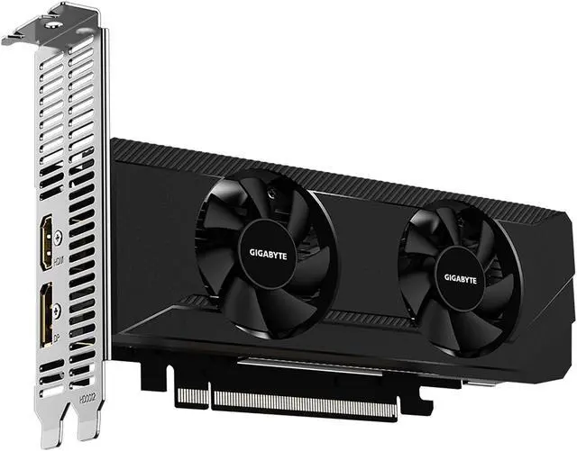 Alt view image 5 of 8 - GIGABYTE Radeon RX 6400 4GB GDDR6 PCI Express 4.0 Low Profile Graphics Card GV-R64D6-4GL