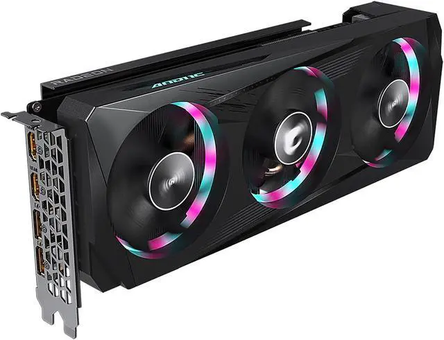 Alt view image 5 of 11 - GIGABYTE AORUS Radeon RX 6750 XT 12GB GDDR6 PCI Express 4.0 ATX Graphics Card GV-R675XTAORUS E-12GD