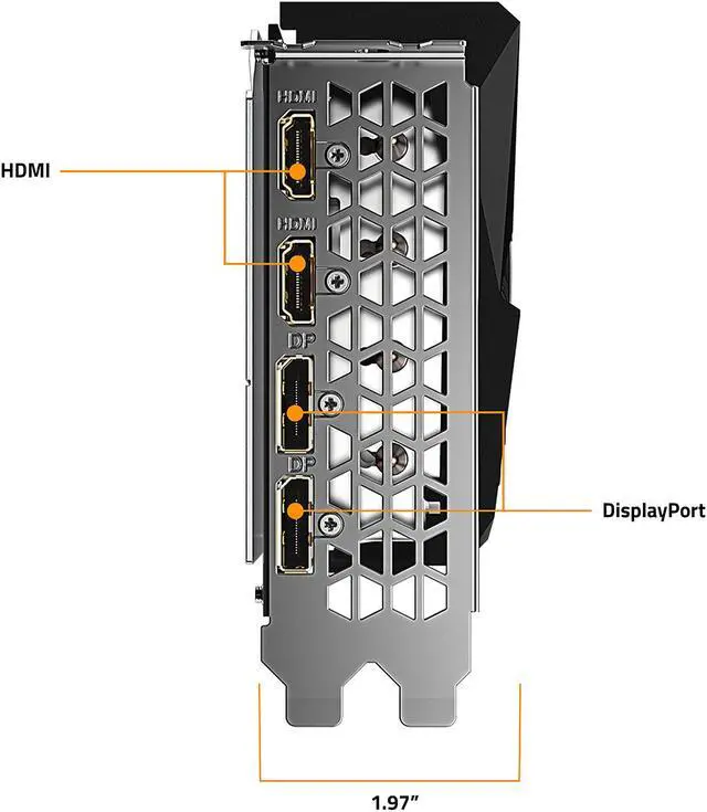 Alt view image 8 of 11 - GIGABYTE Gaming OC Radeon RX 6650 XT 8GB GDDR6 PCI Express 4.0 ATX Graphics Card GV-R665XTGAMING OC-8GD