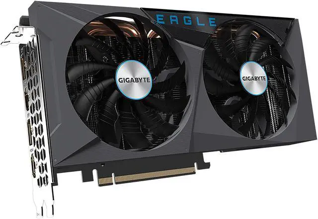 Alt view image 4 of 9 - GIGABYTE EAGLE OC GeForce RTX 3060 12GB GDDR6 PCI Express 4.0 ATX Graphics Card GV-N3060EAGLE OC-12GD G20-R