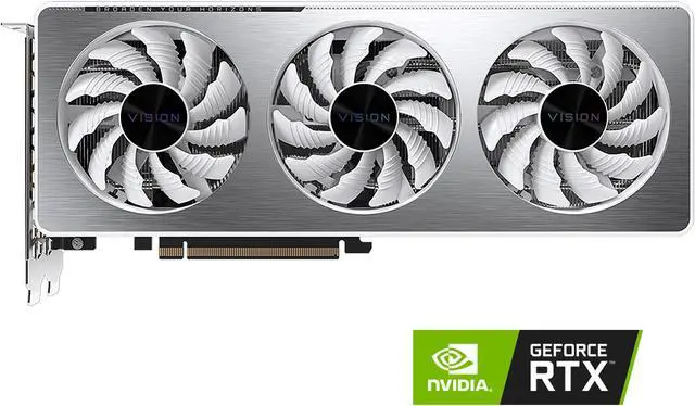 Alt view image 2 of 10 - GIGABYTE VISION OC GeForce RTX 3060 12GB GDDR6 PCI Express 4.0 ATX Graphics Card GV-N3060VISION OC-12GD G20-R