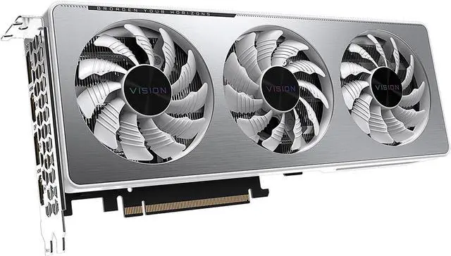Alt view image 4 of 10 - GIGABYTE VISION OC GeForce RTX 3060 12GB GDDR6 PCI Express 4.0 ATX Graphics Card GV-N3060VISION OC-12GD G20-R