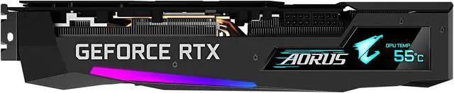 Alt view image 9 of 10 - GIGABYTE AORUS GeForce RTX 3070 8GB GDDR6 PCI Express 4.0 ATX Graphics Card GV-N3070AORUS M-8GD Rev 1.0