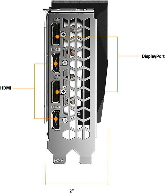Alt view image 5 of 10 - GIGABYTE Gaming OC GeForce RTX 3070 8GB GDDR6 PCI Express 4.0 ATX Graphics Card GV-N3070GAMING OC-8GD G20-R
