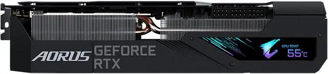 Alt view image 9 of 10 - GIGABYTE AORUS GeForce RTX 3080 Ti 12GB GDDR6X PCI Express 4.0 ATX Graphics Card GV-N308TAORUS M-12GD