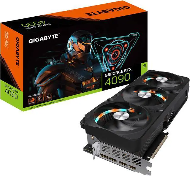 Alt view image 12 of 11 - GIGABYTE Gaming GeForce RTX 4090 24GB GDDR6X PCI Express 4.0 x16 ATX Video Card GV-N4090GAMING OC-24GD