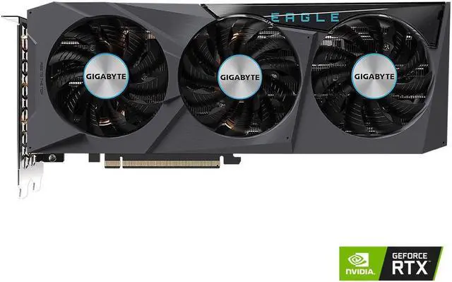 Alt view image 2 of 8 - GIGABYTE EAGLE OC GeForce RTX 3070 8GB GDDR6 PCI Express 4.0 x16 ATX Graphics Card GV-N3070EAGLE OC-8GD R2