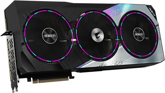 Alt view image 5 of 9 - GIGABYTE AORUS GeForce RTX 4090 24GB GDDR6X PCI Express 4.0 x16 ATX Graphics Card GV-N4090AORUS M-24GD