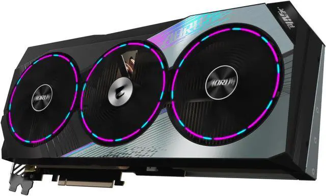 Alt view image 6 of 9 - GIGABYTE AORUS GeForce RTX 4090 24GB GDDR6X PCI Express 4.0 x16 ATX Graphics Card GV-N4090AORUS M-24GD