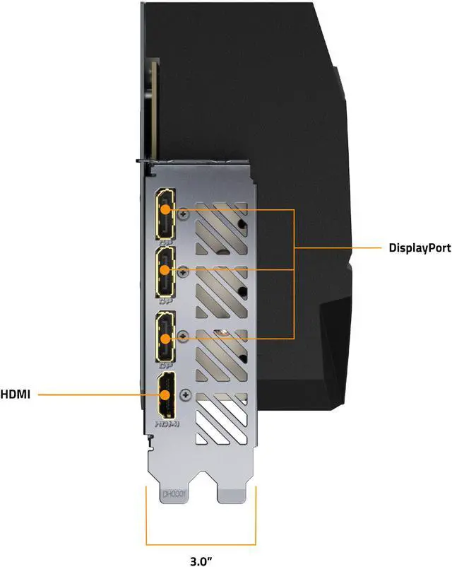Alt view image 12 of 12 - GIGABYTE AORUS GeForce RTX 4090 24GB GDDR6X PCI Express 4.0 x16 ATX Graphics Card GV-N4090AORUS M-24GD