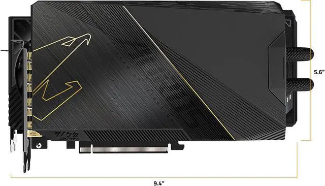 Alt view image 9 of 10 - GIGABYTE AORUS GeForce RTX 4090 24GB GDDR6X PCI Express 4.0 ATX Graphics Card GV-N4090AORUSX W-24GD