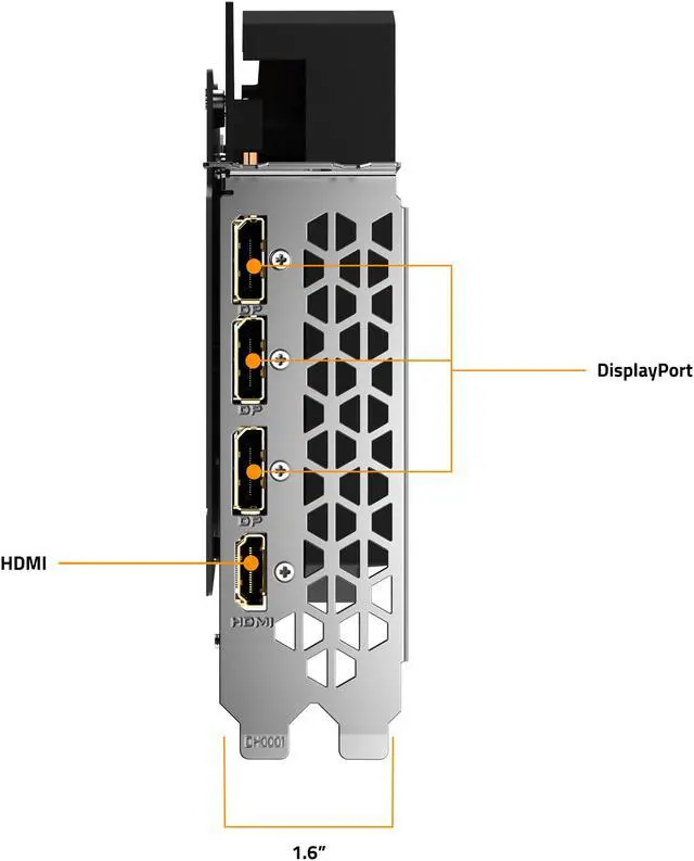 Alt view image 10 of 10 - GIGABYTE AORUS GeForce RTX 4090 24GB GDDR6X PCI Express 4.0 ATX Graphics Card GV-N4090AORUSX W-24GD