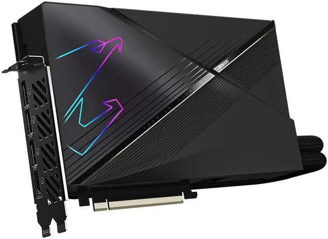 Alt view image 3 of 8 - GIGABYTE AORUS GeForce RTX 4080 16GB GDDR6X PCI Express 4.0 ATX Graphics Card GV-N4080AORUSX W-16GD