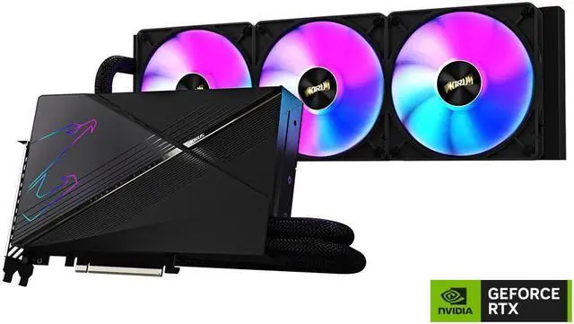 Alt view image 2 of 8 - GIGABYTE AORUS GeForce RTX 4080 16GB GDDR6X PCI Express 4.0 ATX Graphics Card GV-N4080AORUSX W-16GD