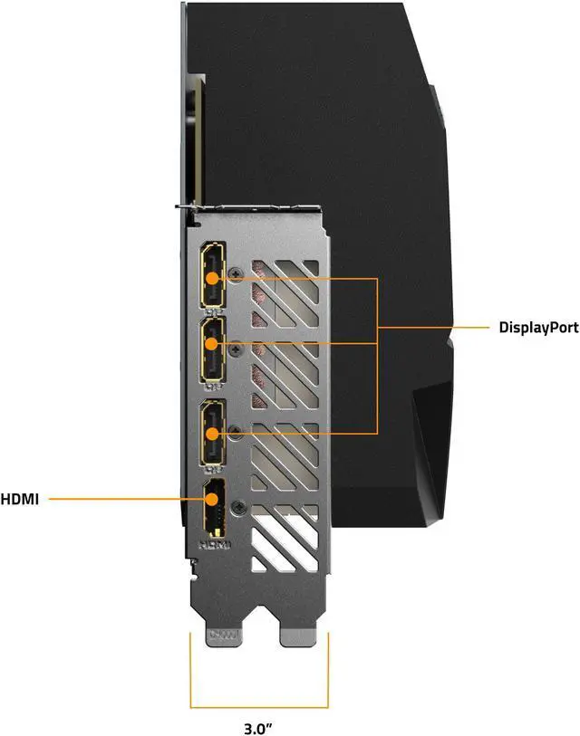 Alt view image 11 of 12 - GIGABYTE AORUS GeForce RTX 4080 16GB GDDR6X PCI Express 4.0 x16 ATX Graphics Card GV-N4080AORUS M-16GD