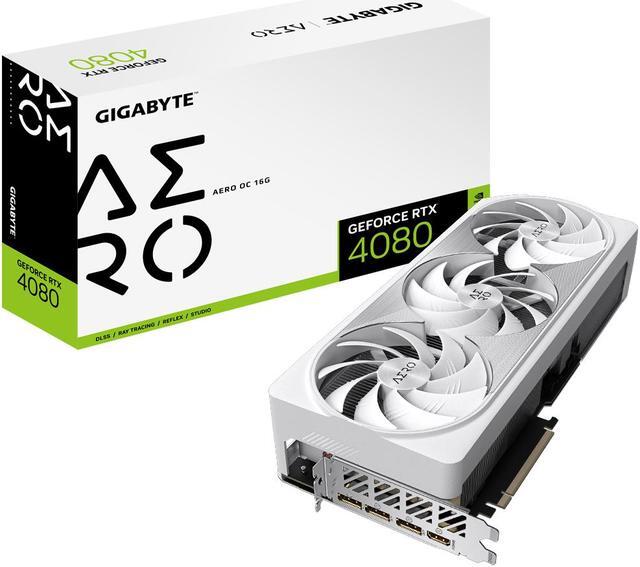 Alt view image 9 of 9 - GIGABYTE AERO OC GeForce RTX 4080 16GB GDDR6X PCI Express 4.0 ATX Graphics Card GV-N4080AERO OC-16GD