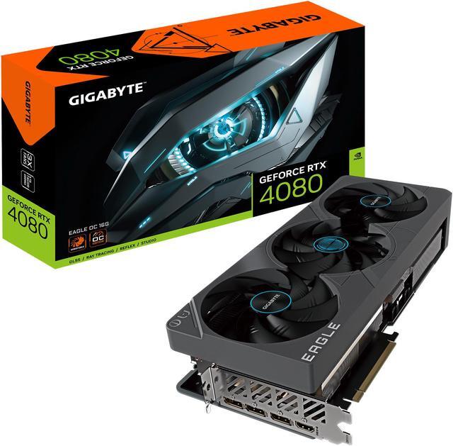 Alt view image 10 of 10 - GIGABYTE EAGLE OC GeForce RTX 4080 16GB GDDR6X PCI Express 4.0 x16 ATX Graphics Card GV-N4080EAGLE OC-16GD
