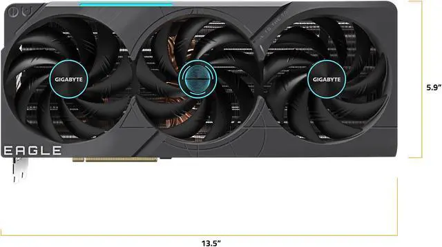Alt view image 8 of 9 - GIGABYTE Eagle GeForce RTX 4080 16GB GDDR6X PCI Express 4.0 x16 ATX Graphics Card GV-N4080EAGLE-16GD