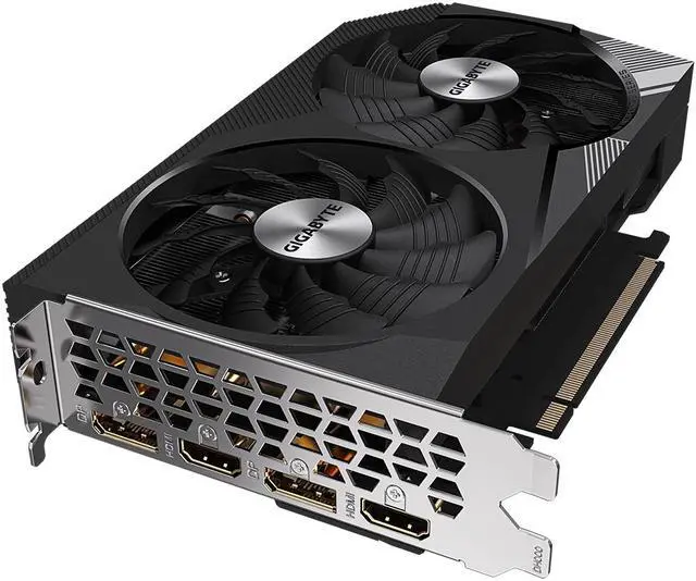 Alt view image 5 of 9 - GIGABYTE WINDFORCE OC GeForce RTX 3060 12GB GDDR6 PCI Express 4.0 x16 ATX Graphics Card GV-N3060WF2OC-12GD
