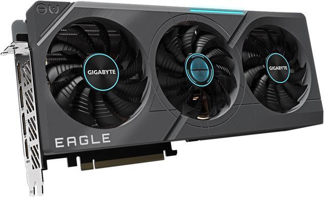 Alt view image 4 of 10 - GIGABYTE GeForce RTX 4070 Ti EAGLE OC 12G Graphics Card, 3x WINDFORCE Fans, 12GB 192-bit GDDR6X, GV-N407TEAGLE OC-12GD Video Card