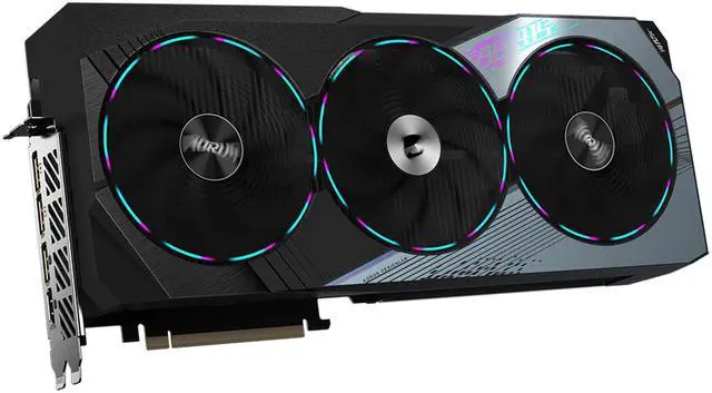 Alt view image 7 of 12 - GIGABYTE AORUS GeForce RTX 4070 Ti MASTER 12G Graphics Card, 3x WINDFORCE Fans, 12GB 192-bit GDDR6X, GV-N407TAORUS M-12GD Video Card