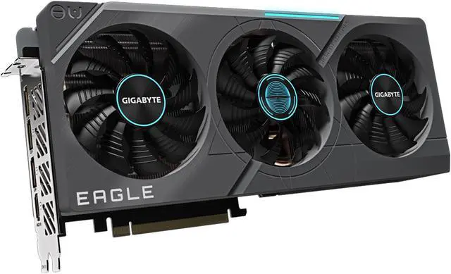 Alt view image 4 of 10 - GIGABYTE GeForce RTX 4070 Ti EAGLE 12G Graphics Card, 3x WINDFORCE Fans, 12GB 192-bit GDDR6X, GV-N407TEAGLE-12GD Video Card