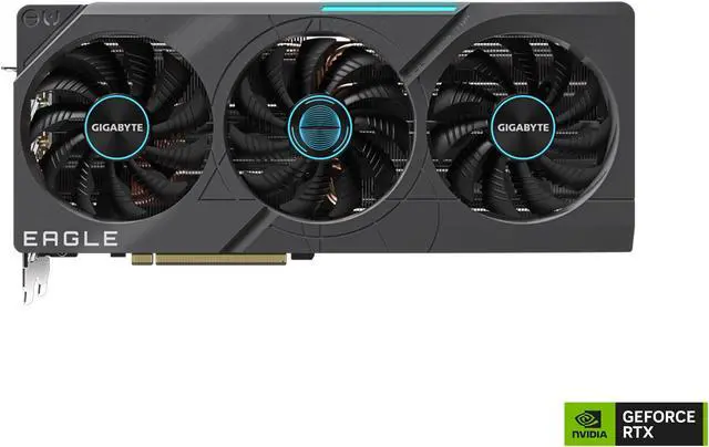 Alt view image 2 of 10 - GIGABYTE GeForce RTX 4070 Ti EAGLE 12G Graphics Card, 3x WINDFORCE Fans, 12GB 192-bit GDDR6X, GV-N407TEAGLE-12GD Video Card