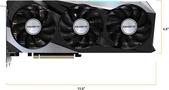 Alt view image 9 of 11 - GIGABYTE Gaming GeForce RTX 3060 Ti 8GB GDDR6X PCI Express 4.0 x16 ATX Graphics Card GV-N306TXGAMING OC-8GD