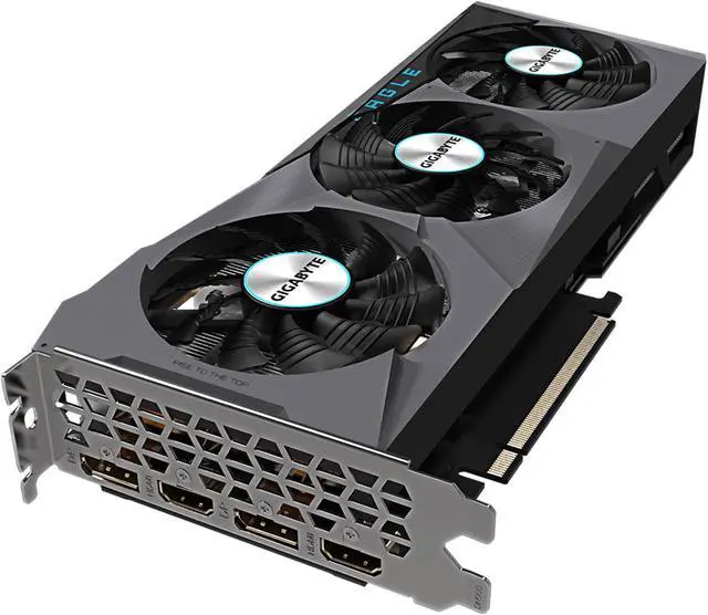 Alt view image 7 of 12 - GIGABYTE Eagle GeForce RTX 3060 Ti 8GB GDDR6X PCI Express 4.0 x16 ATX Graphics Card GV-N306TXEAGLE OC-8GD